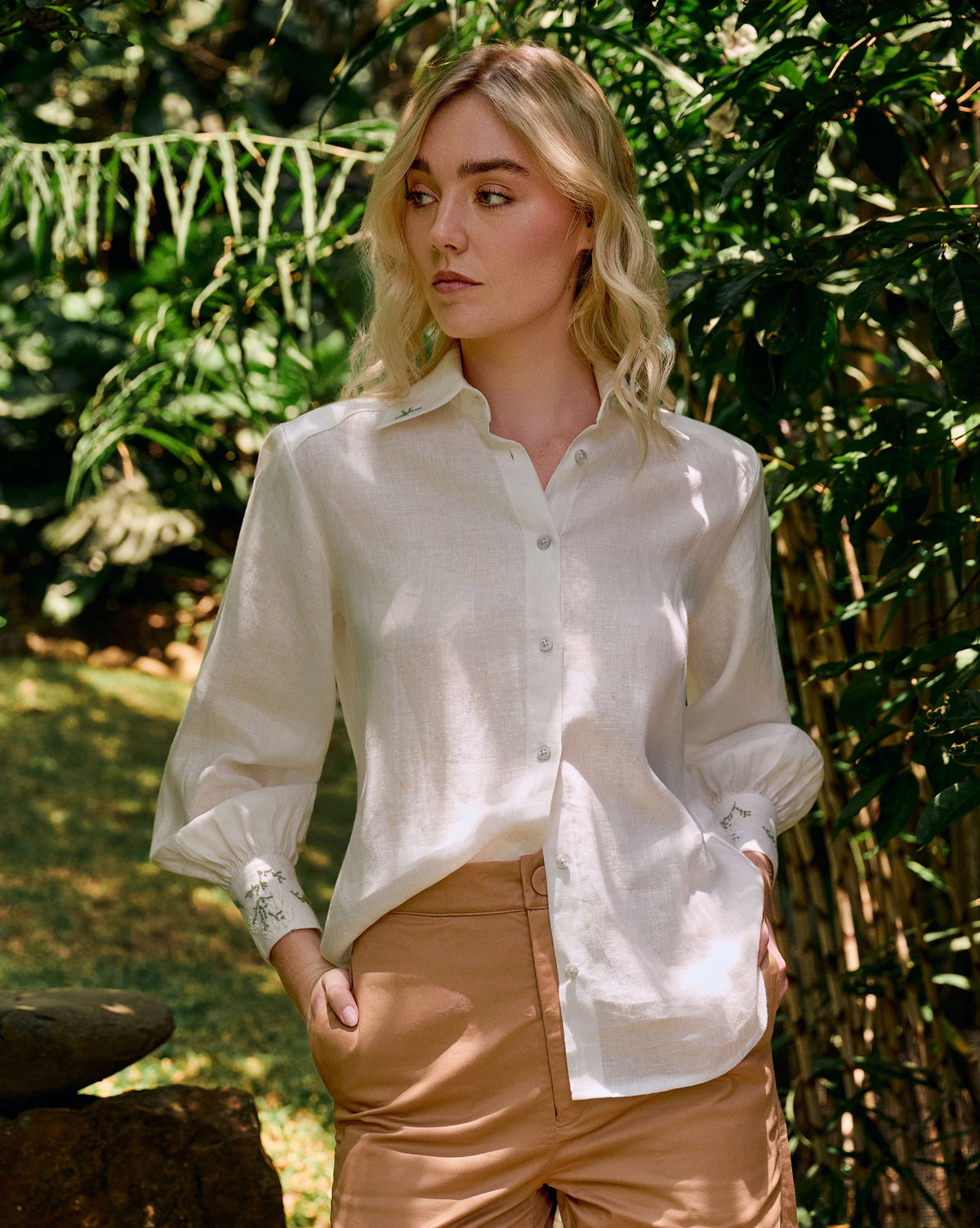 ÁRBOL DE TÉ LINEN SHIRT