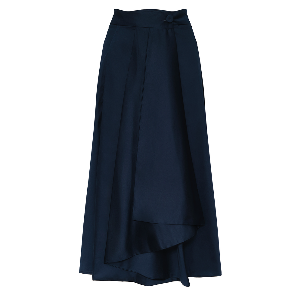LA RAÍZ MIDI SKIRT - AZUL