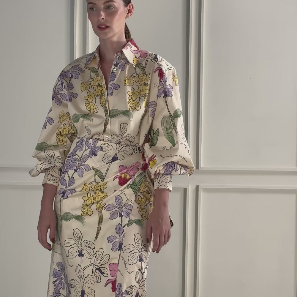 
                      
                        Load and play video in Gallery viewer, FLORA SHIRT
                      
                    